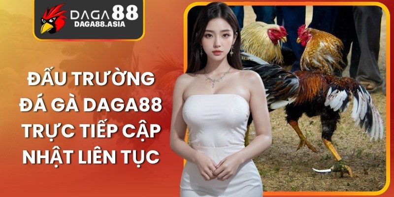 Đấu trường đá gà Daga88 trực tiếp cập nhật liên tục