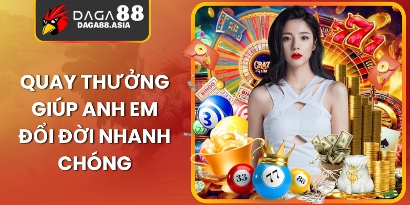 Quay thưởng giúp anh em đổi đời nhanh chóng
